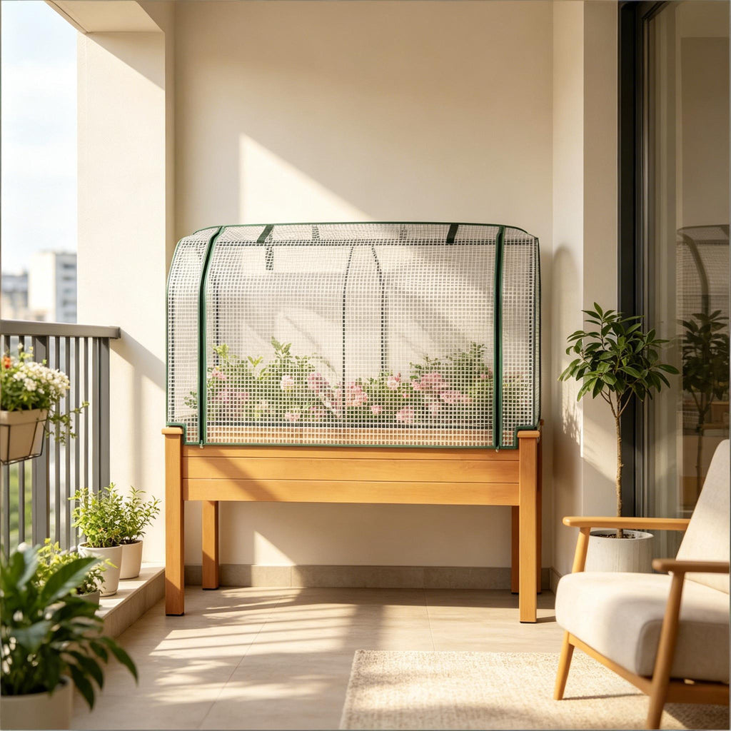 Outdoor Planter Box,Raised Garden Bed,Vegetables Planter Box