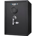 Large Digital Keypad Safe with 1.45 Cubic Ft Capacity in Black Steel and Removable Shelves