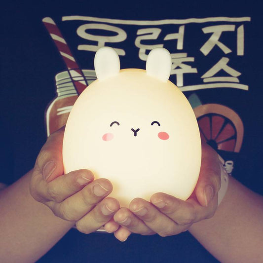 Silicone Cute Rabbit Rechargeable Night Light - Eloy Royal