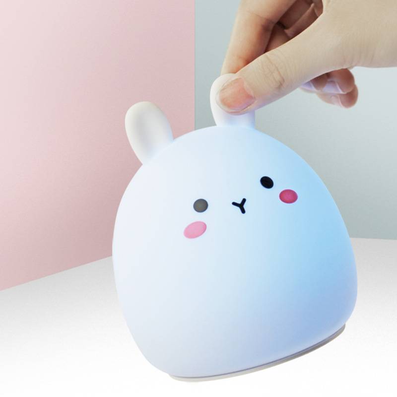 Silicone Cute Rabbit Rechargeable Night Light - Eloy Royal