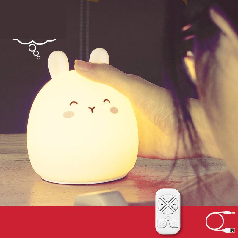 Silicone Cute Rabbit Rechargeable Night Light - Eloy Royal