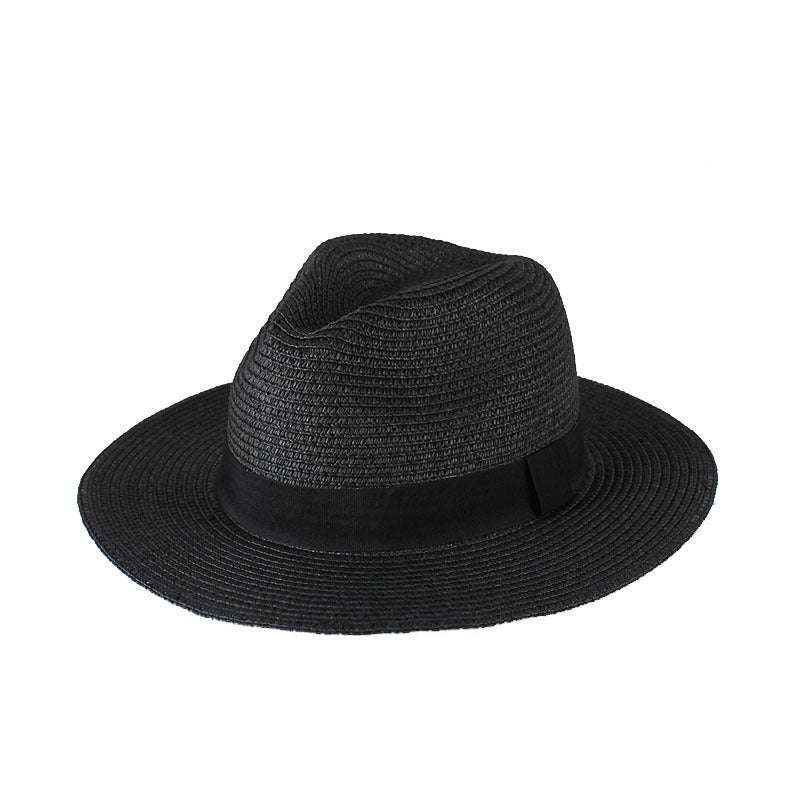 Fashionable And Simple Men's Sunscreen Straw Hat