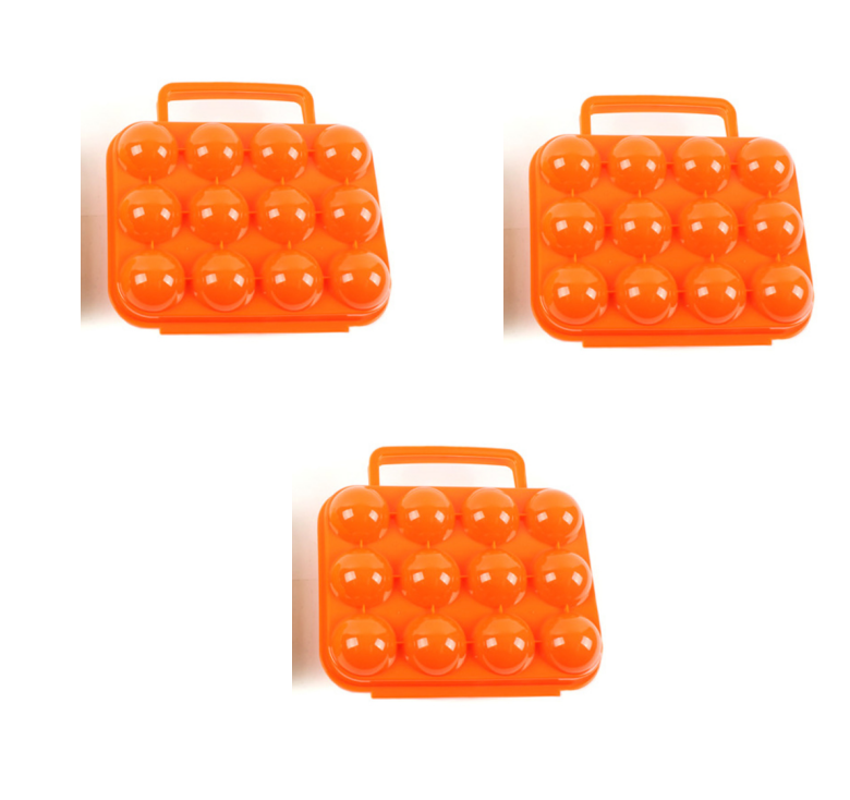 Outdoor Camping Tableware Portable Camping Picnic BBQ Egg Box Container Egg Storage Boxes - Eloy Royal