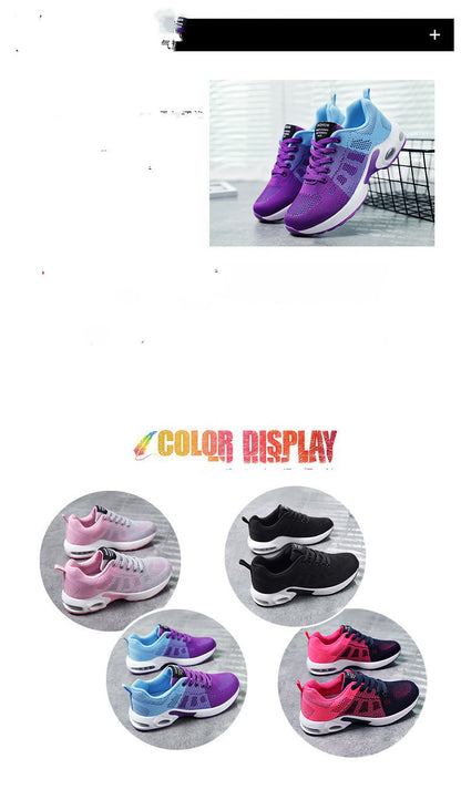 Casual Shoes Breathable Lightweight Mother Shoes Lace-up Cushioned Sneakers Women - Eloy Royal