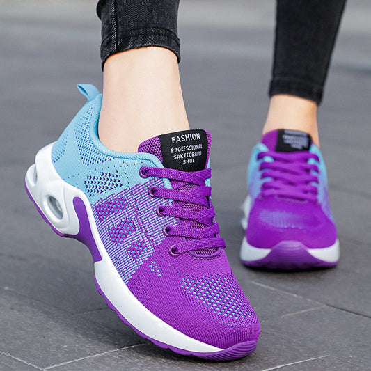 Casual Shoes Breathable Lightweight Mother Shoes Lace-up Cushioned Sneakers Women - Eloy Royal