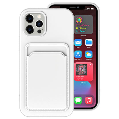 Compatible with Apple, Cross Border Suitable For Iphone12 Integrated Frosted Card Case Mobile Phone Shell Xr 11Tpu Card Soft Shell Spot E-Commerce - Eloy Royal