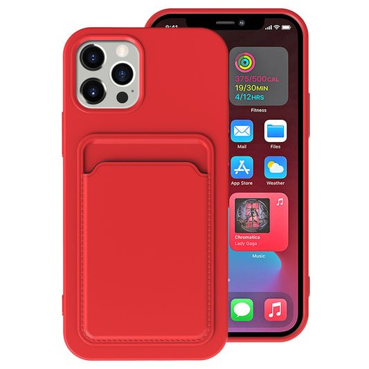 Compatible with Apple, Cross Border Suitable For Iphone12 Integrated Frosted Card Case Mobile Phone Shell Xr 11Tpu Card Soft Shell Spot E-Commerce - Eloy Royal