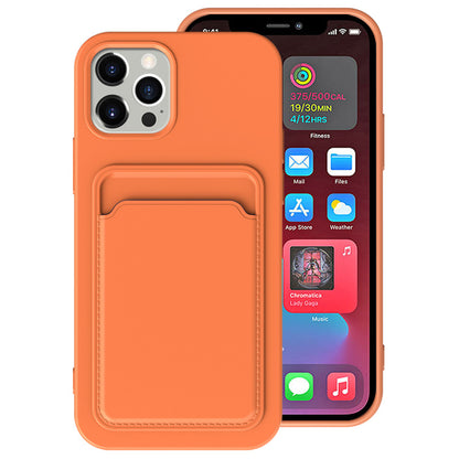 Compatible with Apple, Cross Border Suitable For Iphone12 Integrated Frosted Card Case Mobile Phone Shell Xr 11Tpu Card Soft Shell Spot E-Commerce - Eloy Royal