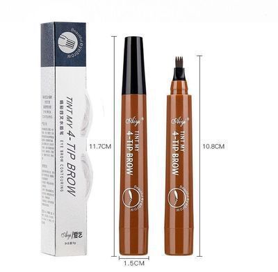 Four-Forked Water Eyebrow Pencil Four-Head Eyebrow Pencil