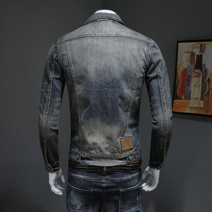 Men's Denim Jacket Plus Size Denim Jacket