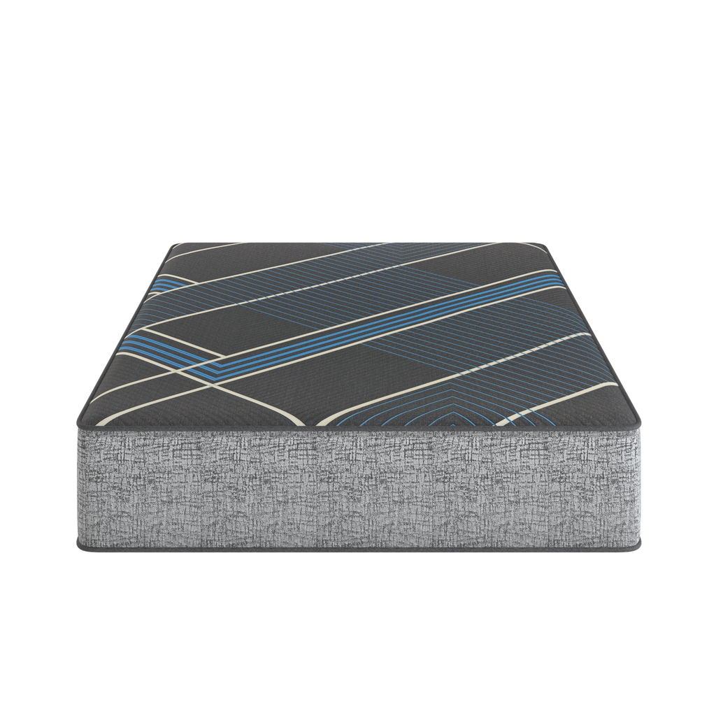 Restonic 13' Hybrid Mattress with Advanced Cooling and Support, Grey and Blue, Foam, King Size