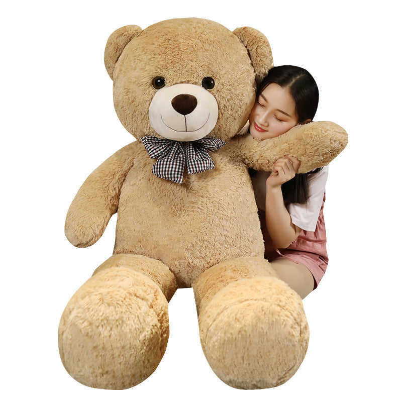 Large Teddy Bear Doll Hug Bow Tie Bear Plush Toy