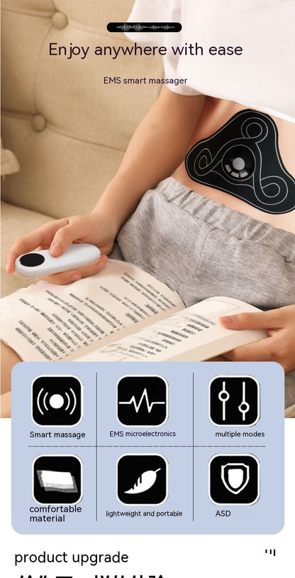 Pad Abdominal Patch Pulse Massage Instrument Intelligent Electric Whole Body Massager Chargeable With Remote Control - Eloy Royal