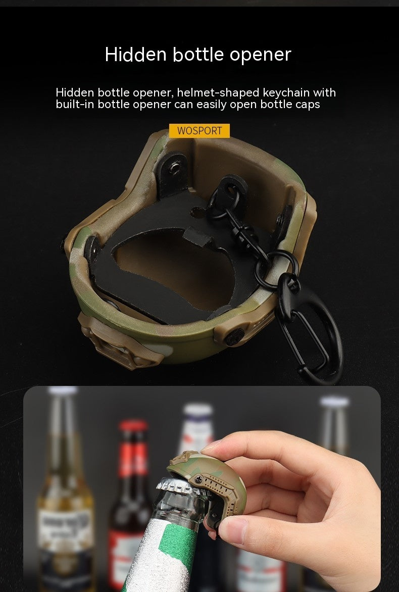 Mini Helmet Model Keychain Portable Beer Bottle Opener - Eloy Royal