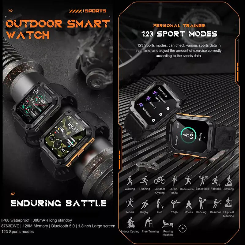 Upgraded Waterproof Smart Watch - Eloy Royal