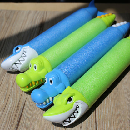 33cm Summer Water Gun Toys Pistol Blaster Shooter Outdoor Swimming Pools Cartoon Shark