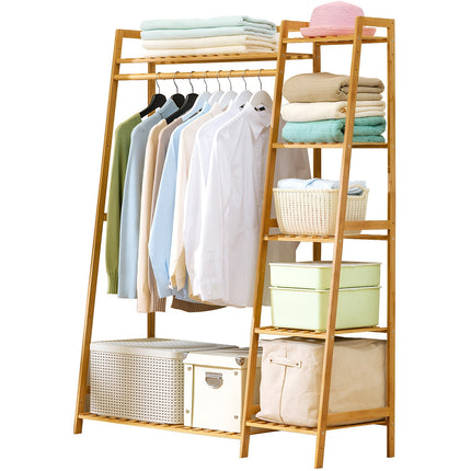 Bamboo Clothing Garment Rack