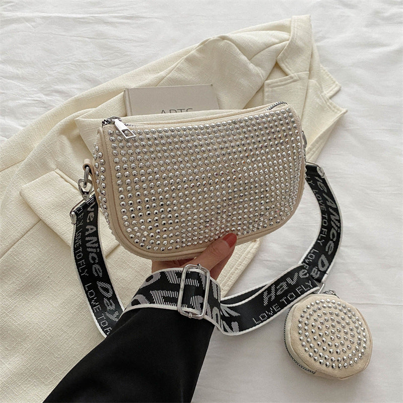 Rhinestone Shoulder Bag With Small Purse Fashion Party Underarm Crossbody Bag For Women Luxury Designer Bags - Eloy Royal