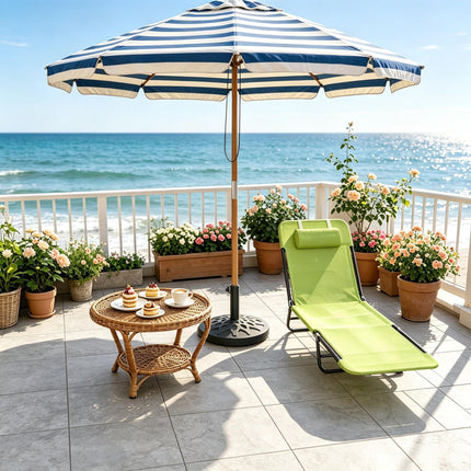 Beach Chaise Chair,Outdoor Chair,Sun Tanning Chair,Folding Chaise Chair(Only 1Pcs Chaise Chair)