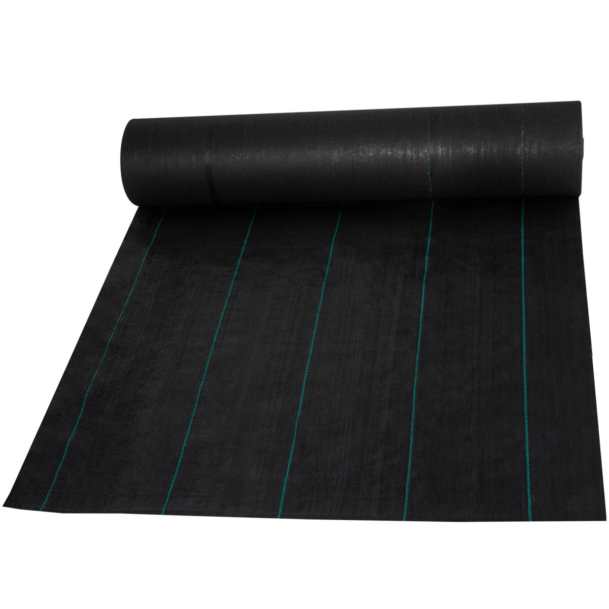 Weed Barrier Landscape Fabric, 5 x 250 ft, 5 Oz Premium Woven Ground Cover Heavy Duty PP Material & Easy Setup, Single-Layer for Outdoor Garden, Lawn, Driveway, Black