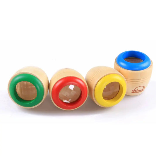 1Pcs Kids Toys Magic Kaleidoscope Wooden Baby Montessori Early Educaional Puzzle Random Color Birthday Gifts - Eloy Royal