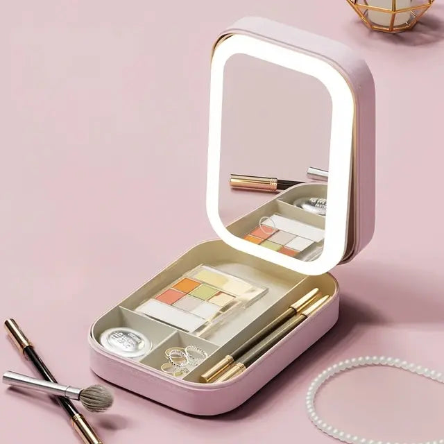 LED Mirror Makeup Storage Box - Eloy Royal