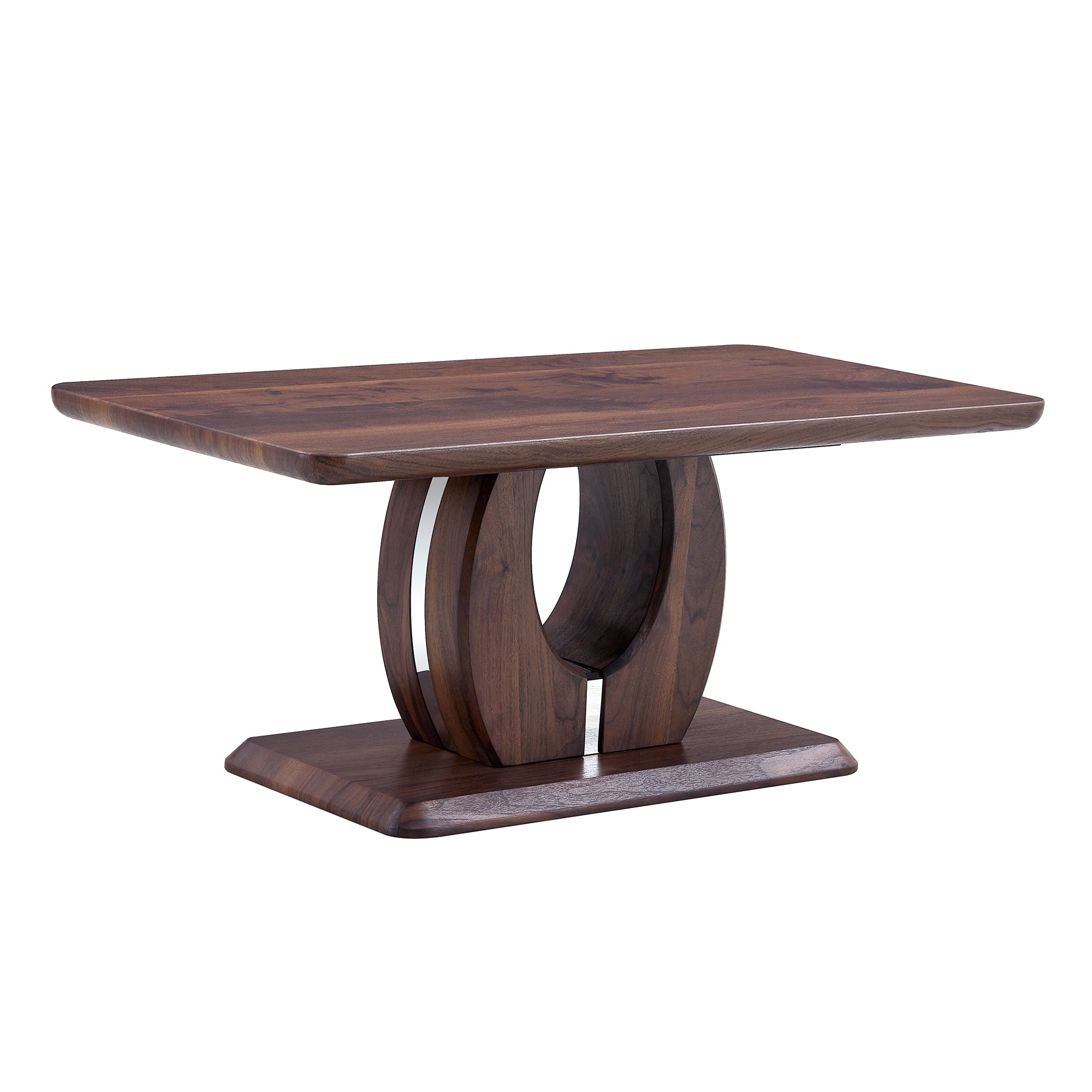 Modern Minimalist Walnut Dark Brown Texture Sticker-Patterned MDF Rectangular Coffee Table. Add a quiet and cozy atmosphere to your home.MDF coffee table,Walnut,Dark Brown textured Sticker,side table.