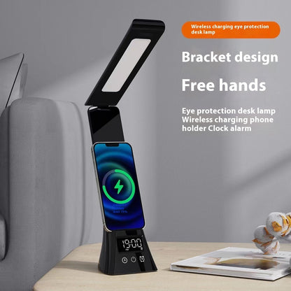 LED Smart Desk Lamp Wireless Charger Fast Charging