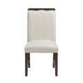 Side Chairs Dining Room Wood Veneer Contemporary Set of 8 Beige