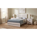 Kingsley Coastal White Queen 3-Piece Bedroom Set