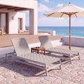 2PCS outsoor chaise lounges
