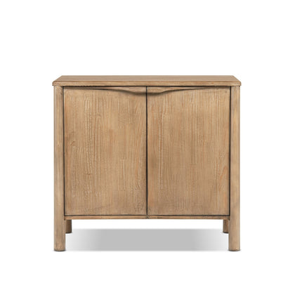 Nolan 38' 2-Door Accent Cabinet Antique Natural Brown Reclaimed Pine Wood