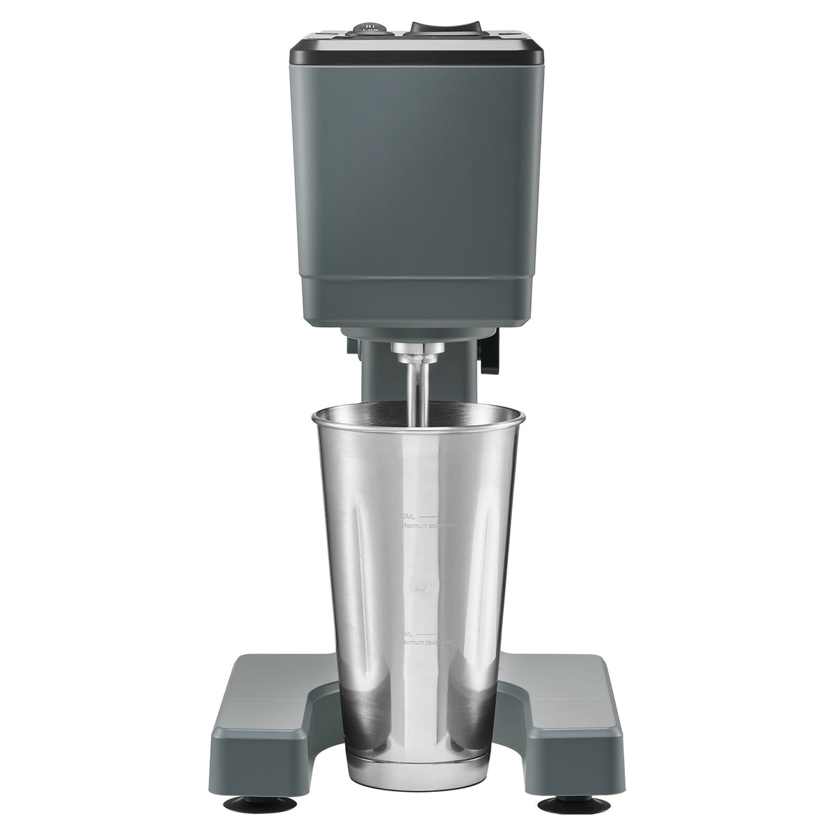 Milkshake Maker, 150W Milk Shake Maker Mixer, Single Head Drink Mixer Blender Machine, Dual-Speed Adjustment Milkshake Blender with Stainless Steel Cup, for Home, Kitchen, Bar & Beverage Shop