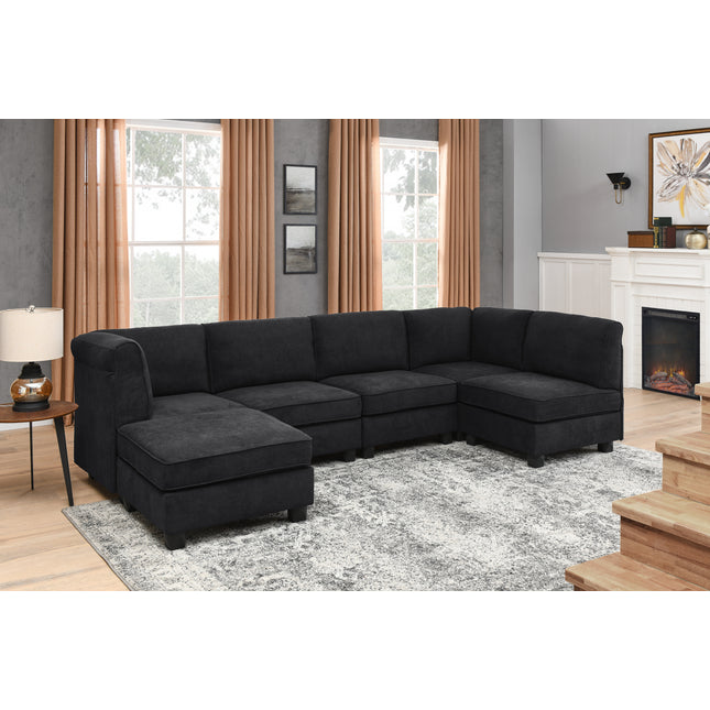 Polyester Upholstered Modular Sectional