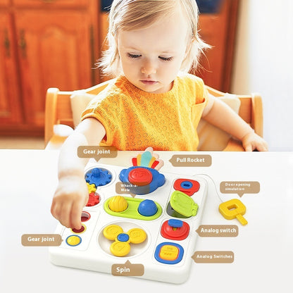 Baby Cognitive Sound And Light Busy Board Early Education Educational Toys