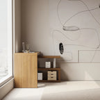 Modern 47'L Swivel Top Desk-Walnut - Eloy Royal