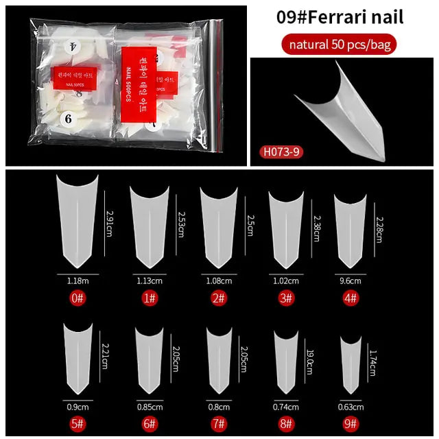 French Fake Nails Extension - Eloy Royal