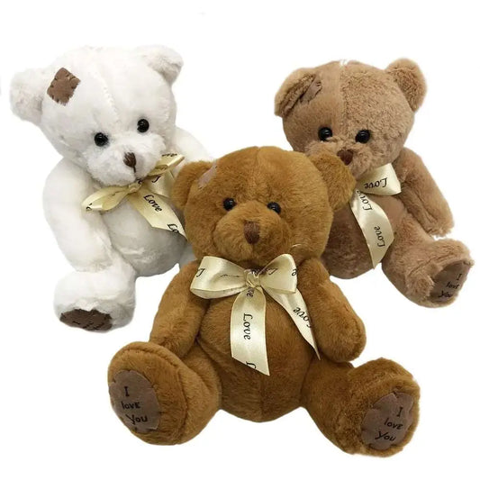 1pc 15cm Patch Bear Dolls Teddy Bear Soft Toy Bear Wedding Gifts Baby Toy Birthday gift brinquedos Soft toys - Eloy Royal