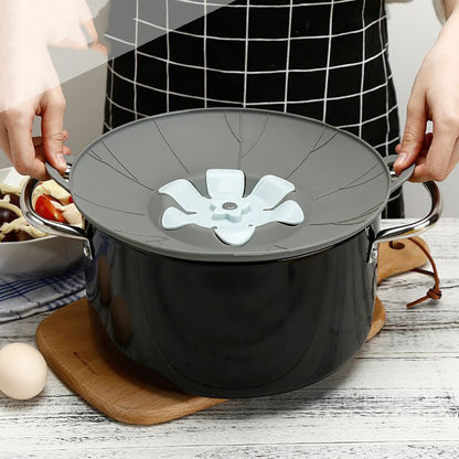 Kitchen Gadget Silicone Spill-Proof Pot Utensil Cover Kitchen Tools Flower Type Baking Tools - Eloy Royal