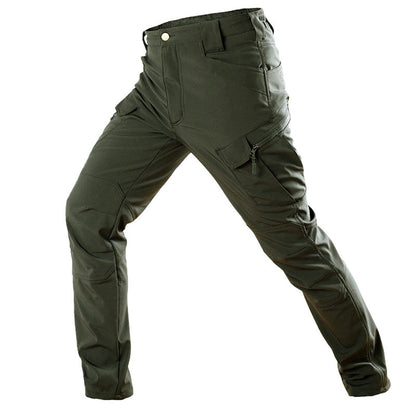 Men&#039;s Fleece-lined Waterproof Tactical Pants Combat Pants Winter Warm Training Clothing X7 X9 Tactical Pants