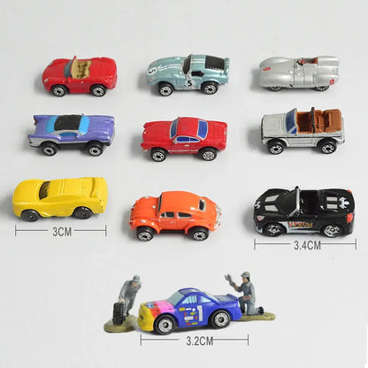 20pcs N Scale Cars 1:150 Diecast Car Model Miniature Vehicles Toys for Collection Gifts Sand Table Building Kits Layout - Eloy Royal