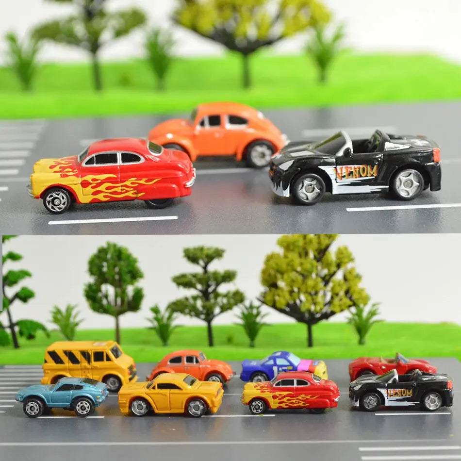 20pcs N Scale Cars 1:150 Diecast Car Model Miniature Vehicles Toys for Collection Gifts Sand Table Building Kits Layout - Eloy Royal