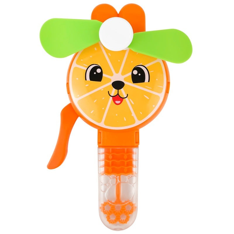 Mini Hand Pressure Fan Bubble Wand Toy