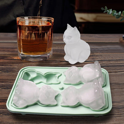 Cat Ice Tray Silicone Mold Household - Eloy Royal