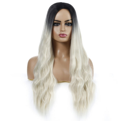 European And American Female Wigs, Wavy Curly Hair, Ladies Wig Head