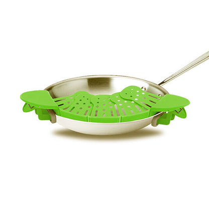 Universal Silicone Clip-on Pan Pot Strainer Anti-spill Pasta Pot Strainer Food Grade Rice Fruit Colander Strainer Kitchen Gadgets - Eloy Royal