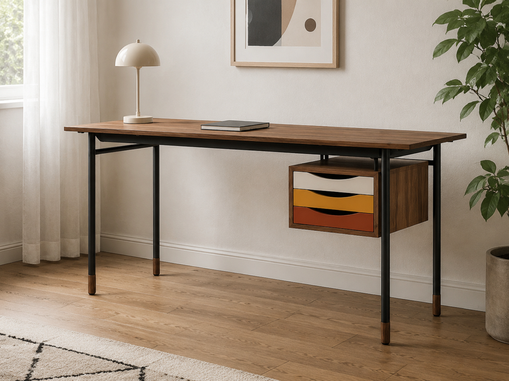 Finn Juhl Nyhavn Desk Orange Variant