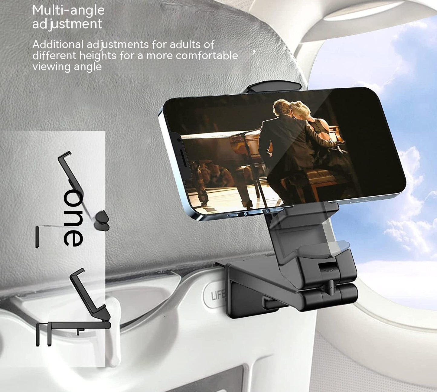 Multifunctional Lazy Phone Holder Business Trip Travel Office Binge-watching Tool Foldable Rotating - Eloy Royal