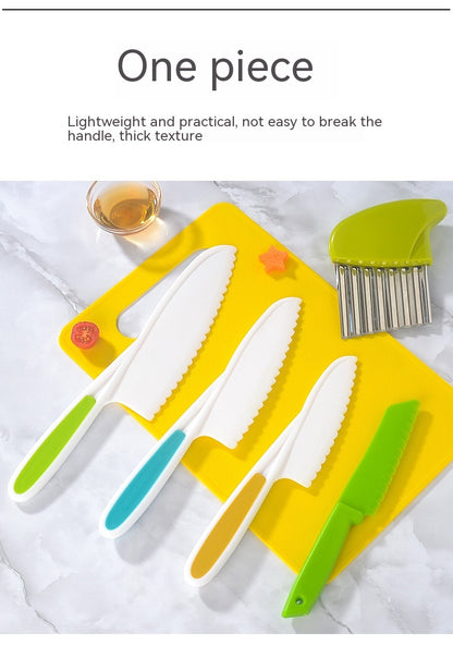 Children's Vegetable Cutting Cake Knife Suit Does Not Hurt Hands - Eloy Royal