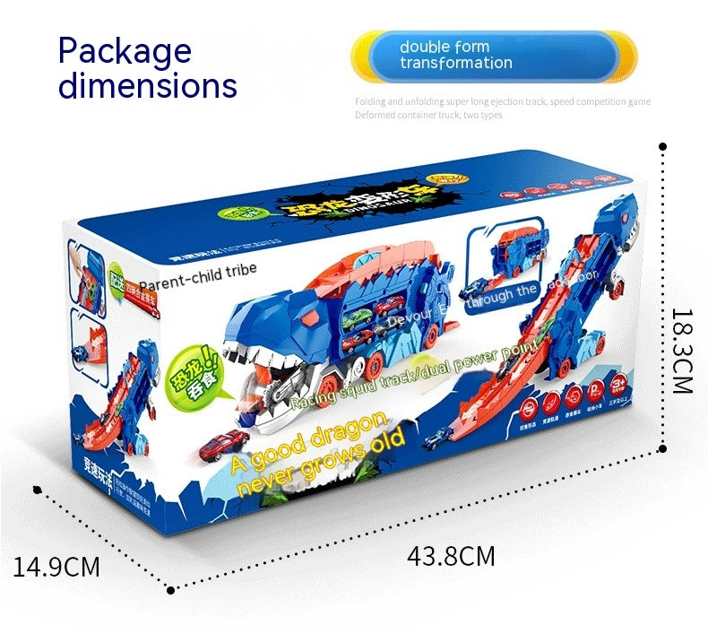 Tyrannosaurus Dinosaur Deformation Track Gliding Car